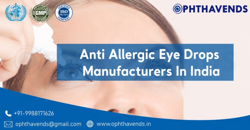 Anti Allergic Eye Drops Manufacturers In India